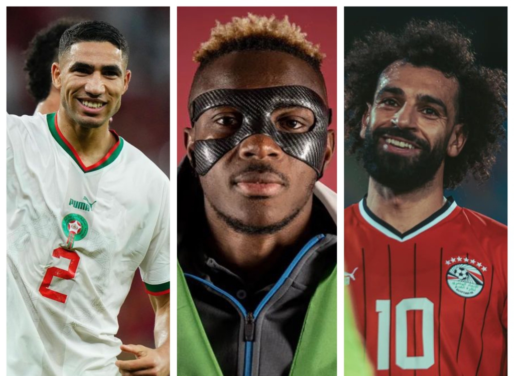 Hakimi, Salah e Osimhen nomeados para jogador africano do Ano 