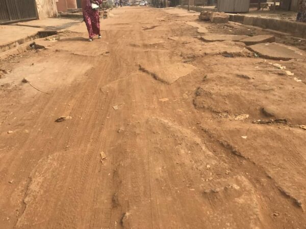 The current state of Agbarigodoma-Oloje Road