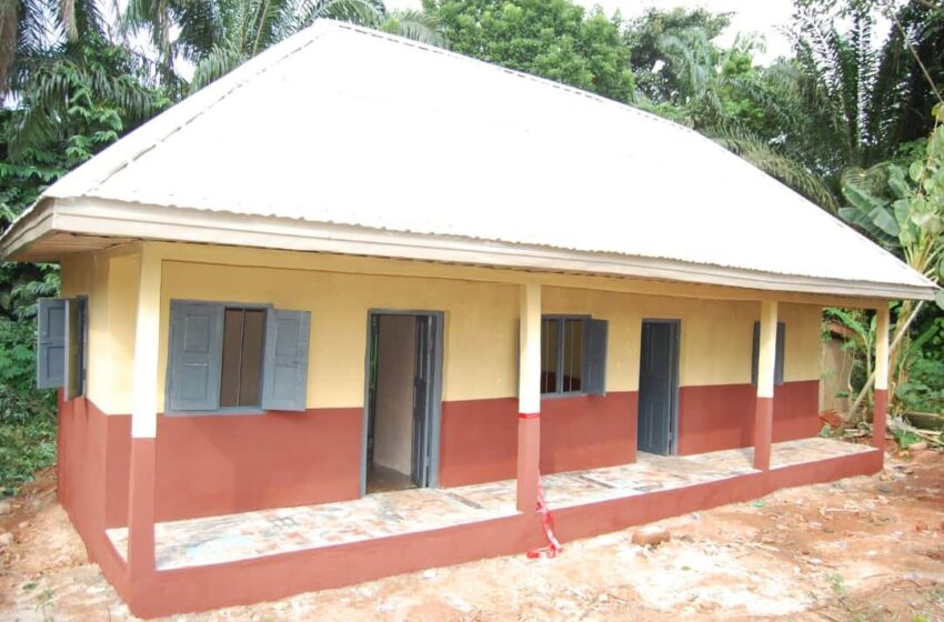 Philanthropist builds house for less privileged in Enugu Community