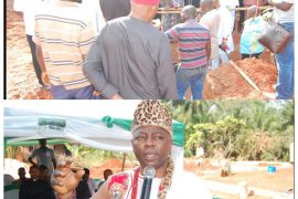  Igwe-elect lays hospital foundation for Enugu rural community