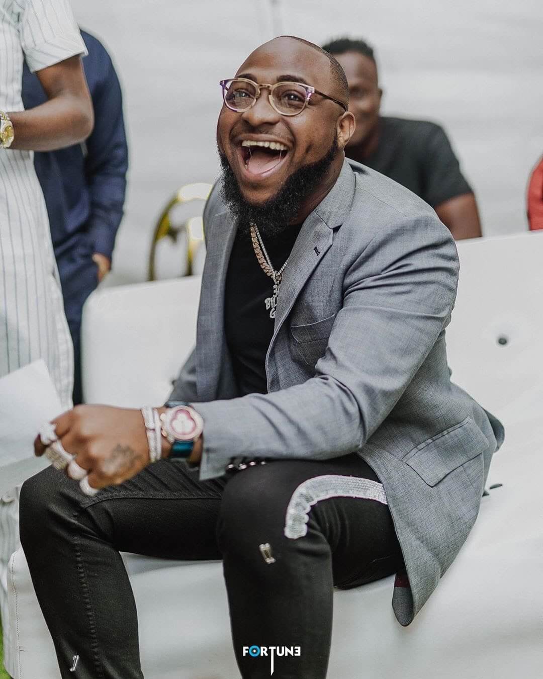  Davido buys house for his staff