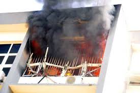  Fire guts INEC office in Abuja
