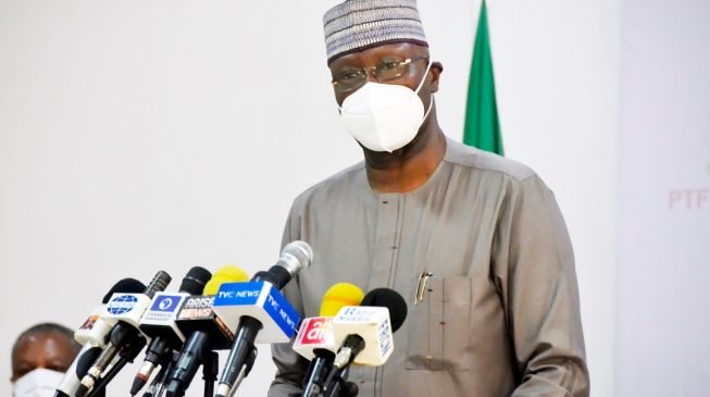  Those not wearing face masks in public’ll be punished, says FG
