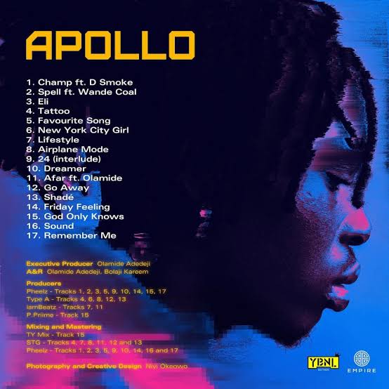  Review: Fireboy experiments new tunes with “Apollo” album