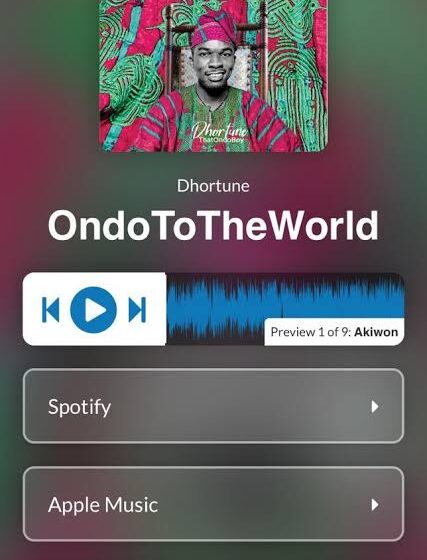  A review of Dhortune’s debut album ‘Ondo To The World’