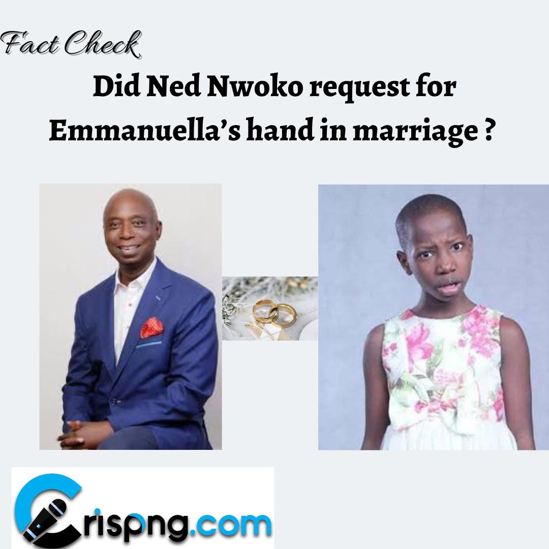  FACT CHECK: Did Ned Nwoko ask for Emmanuella’s hand in marriage?