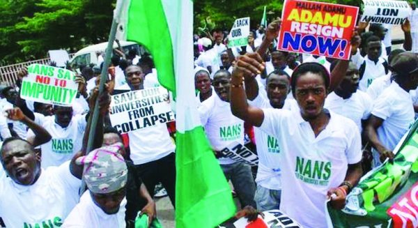  NANS demands speedy resolution of ASUU strike, threatens protest