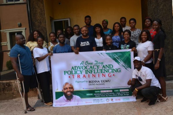  Activist trains over 30 youths on advocacy, policy influencing in Enugu