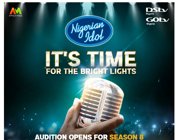  N30k prize, contestants must be 16-28 years… audition begins for Nigerian Idol season 8