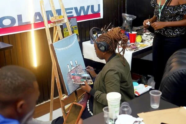  Meet Lola Mewu, the artist chasing Guinness World Record for longest painting marathon