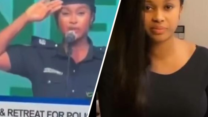  Who is Descushiel? Meet the actress trending for national anthem gaffe 