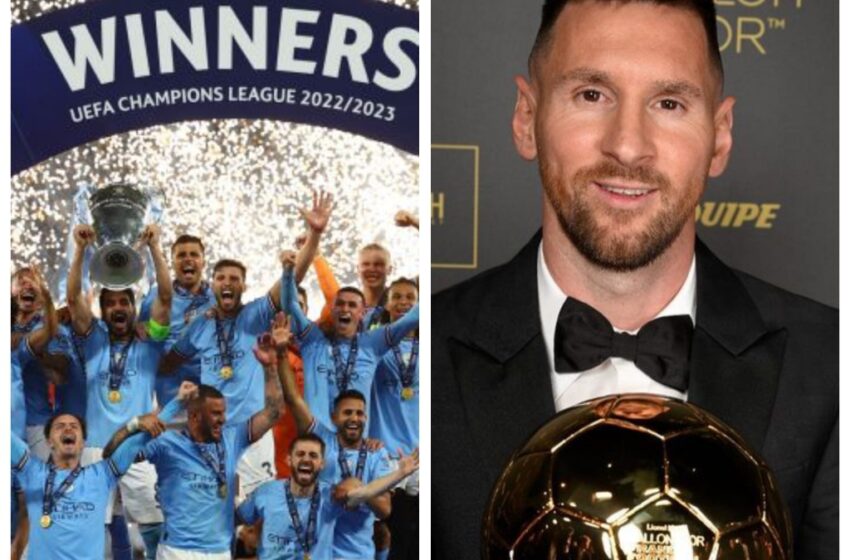  Man City’s first UCL, Messi’s 8th Ballon D’or… Unforgettable football moments of 2023