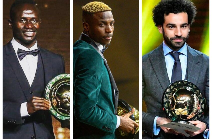  Kanu, Osimhen, Salah… All past winners of CAF Men’s Player of the Year Award