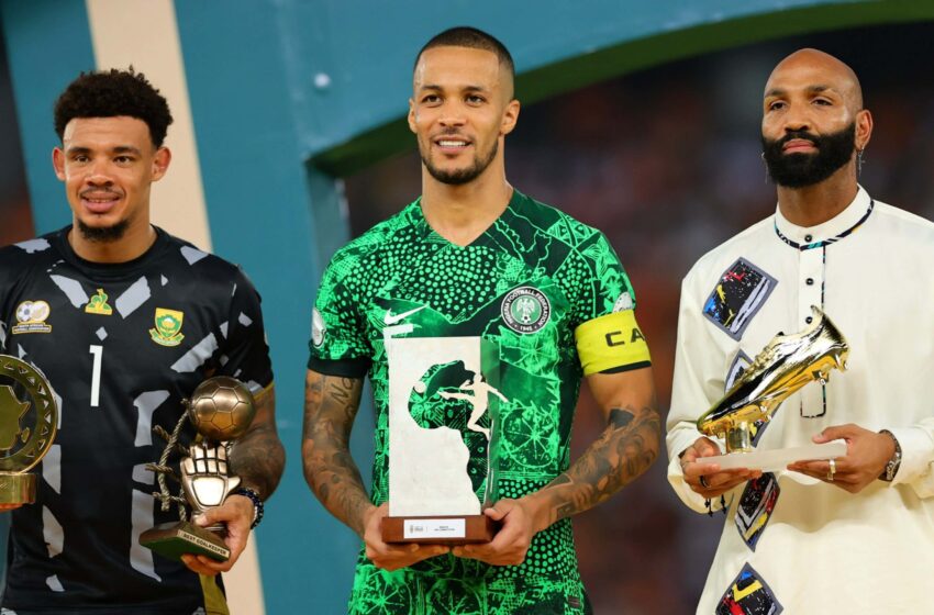  AFCON: Troost-Ekong, Nsue… See full list of AFCON award winners