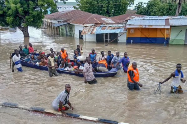 Ebonyi, Kano, Akwa Ibom... 14 Nigerian states at risk of flood this September. Audu Marte/AFP/Getty Images