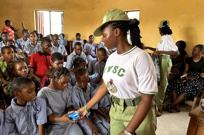  PHOTOS: From career sessions to menstrual hygiene… corps member empowers over 800 girls in Kogi