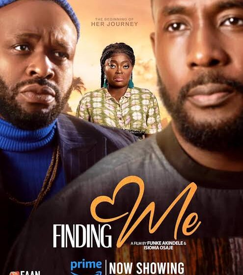 Funke Akindele's Finding Me theatrical release poster. Photo Credit- IMDB