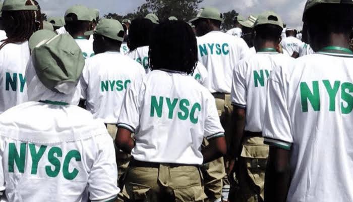 National Youth Service Corp members on parade. Photo Credit- Business Day