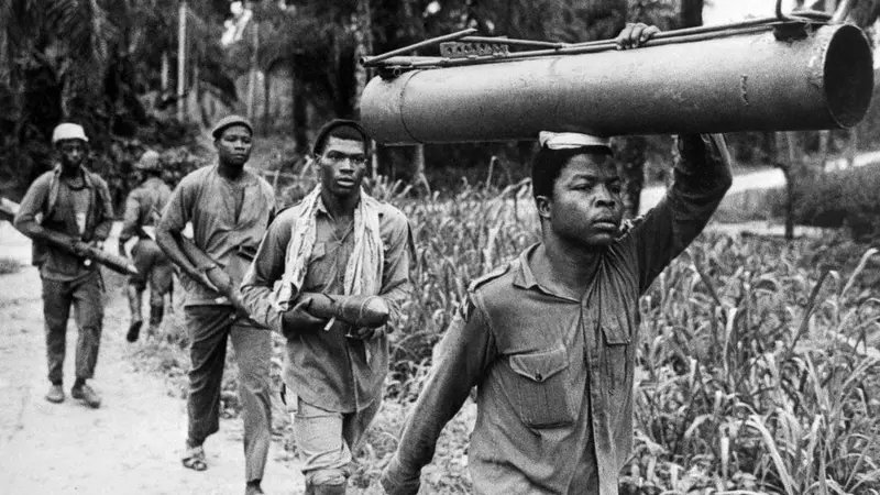 Biafran combatants in the Nigerian civil war (1967-1970). Photo Credit- Bar. Ifeanyi Ejiofor/X