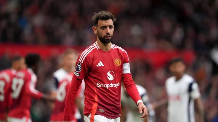 Manchester United midfielder and captain, Bruno Fernandes. Photo Credit- SABC sports