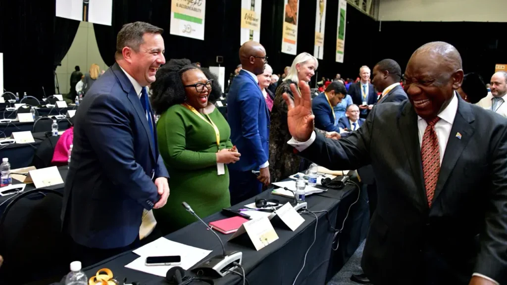 DA and ANC South Africa members