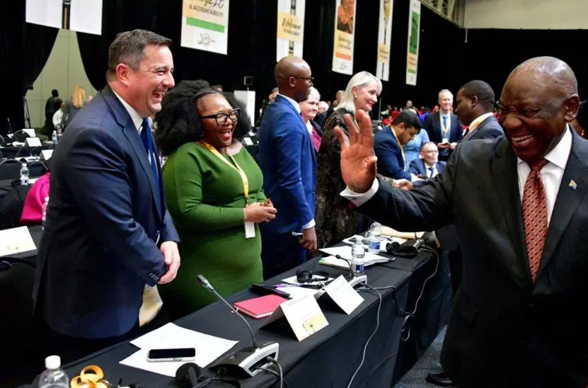 DA and ANC South Africa members