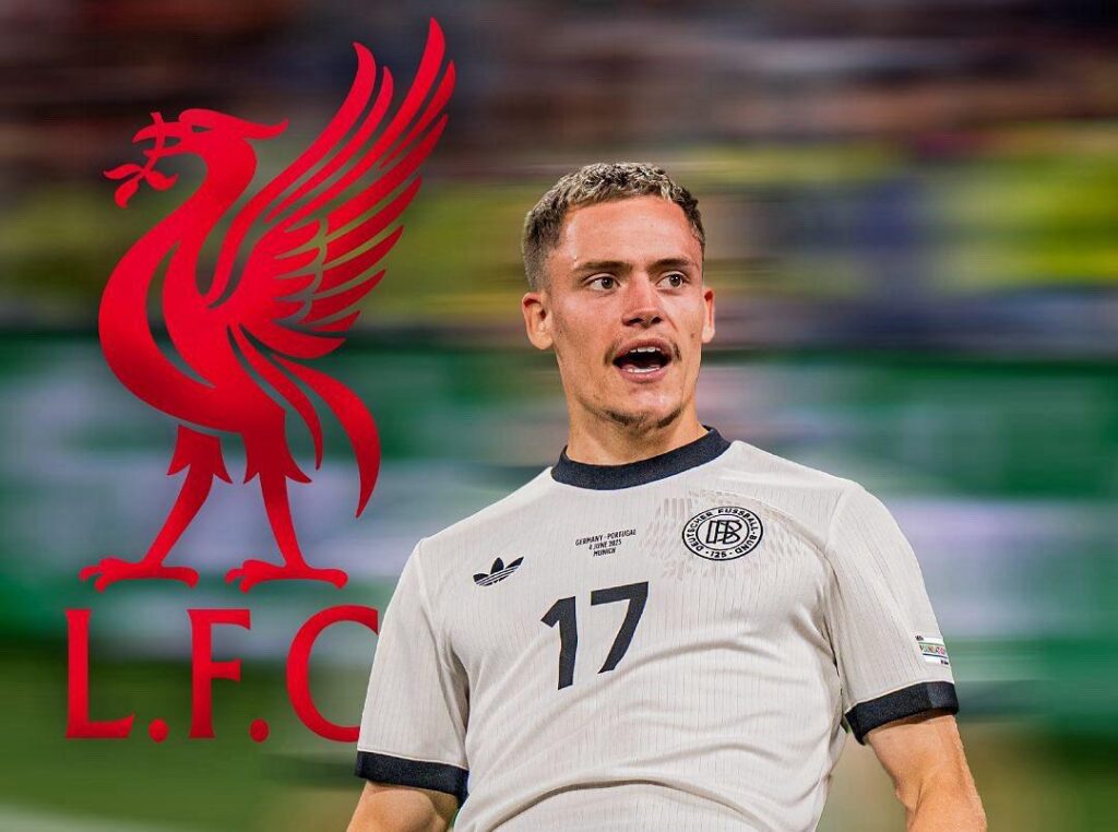 Bayer Leverkusen midfielder, Florian Wirtz with a potential move to Liverpool. Photo Credit-Yahoo Sports