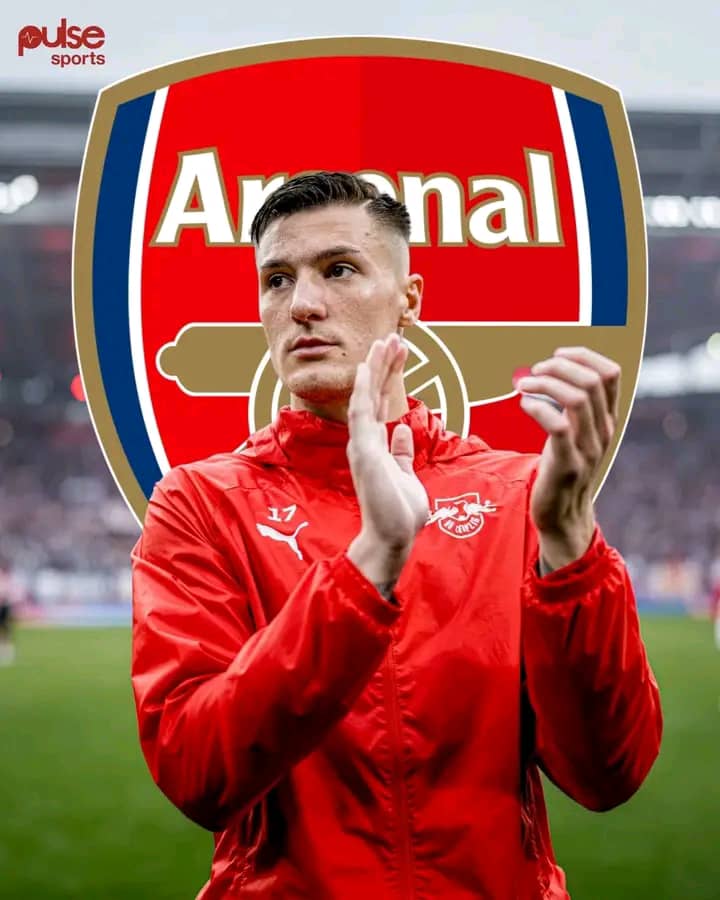 RB Leipzig forward, Benjamin Sesko with a potential move to Arsenal. Photo Credit- Pulse Sports