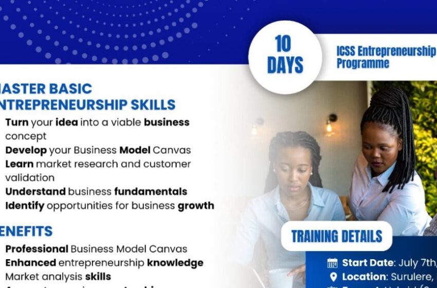 APPLY: ICSS Entrepreneurship Programme opens for Nigerian entrepreneurs