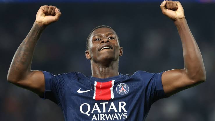 Portugal's and PSG's defender, Nuno Mendes. Photo Credit- Goal.com