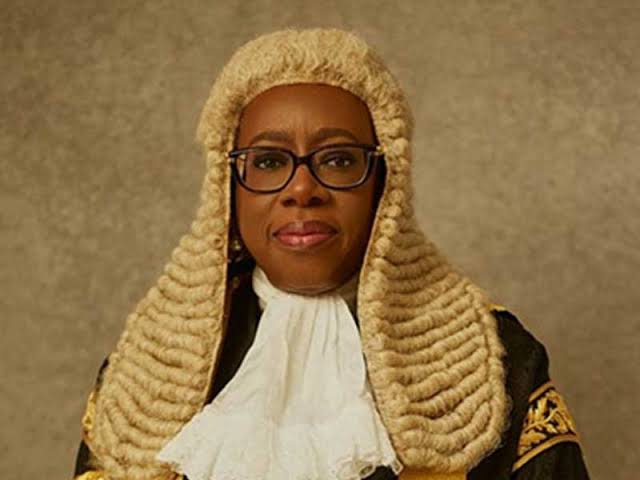 Nigeria's CJN, Justice Kudirat Motonmori Kekere-ekun. Photo Credit- ThisDay