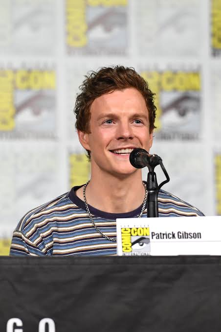 The new James Bond character, Patrick Gibson at the San Diego Comic Con. Photo Credit- IMDb