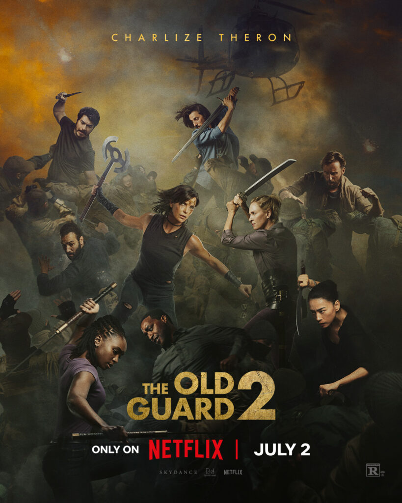 Theatrical release poster of Netflix's action thriller: The Old Guard 2. Photo Credit- Netflix Tudum/X