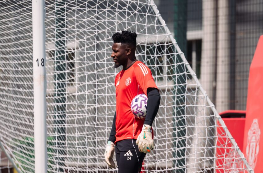 Manchester United goalkeeper, Andre Onana. Photo Credit- Manchester United App