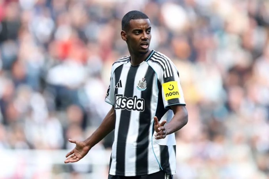 Newcastle United forward, Alexander Isak. Photo Credit- SimplyUtd/X