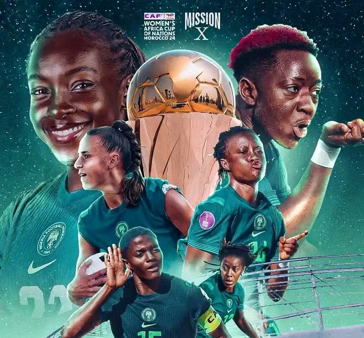 Nigeria's Super Falcons secures 10th WAFCON title. Photo Credit- Pooja/X