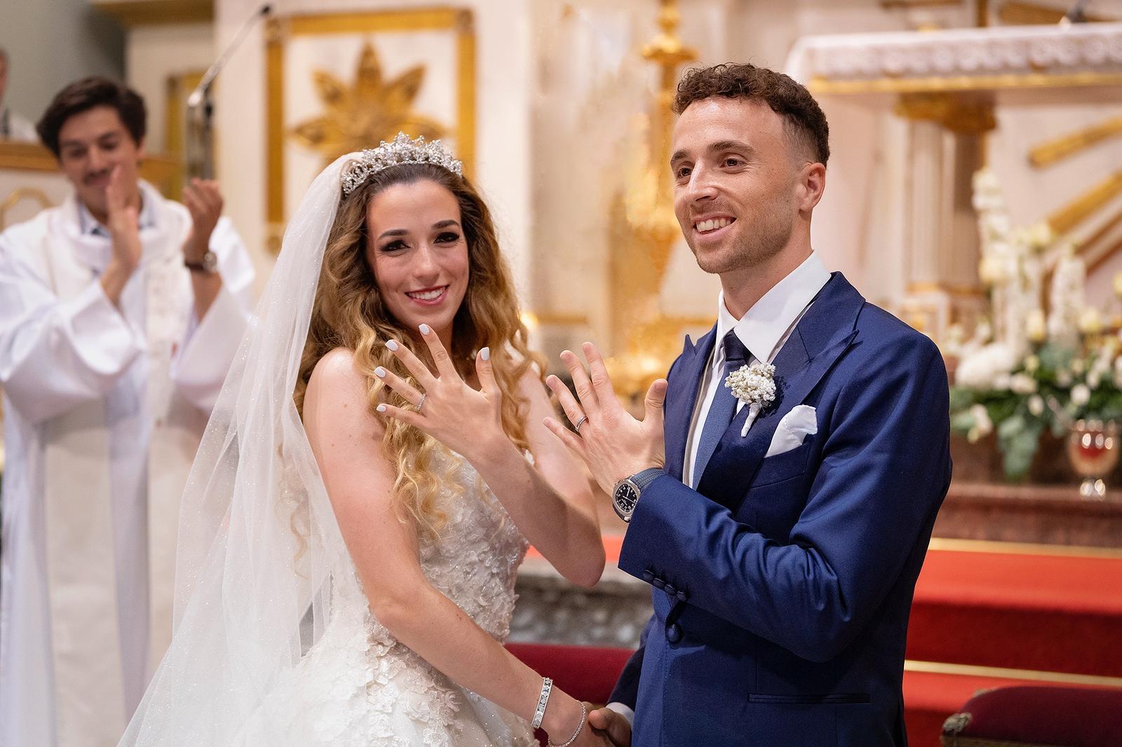 Diogo Jota and Rute Cardoso on their wedding day, just days before the tragedy.