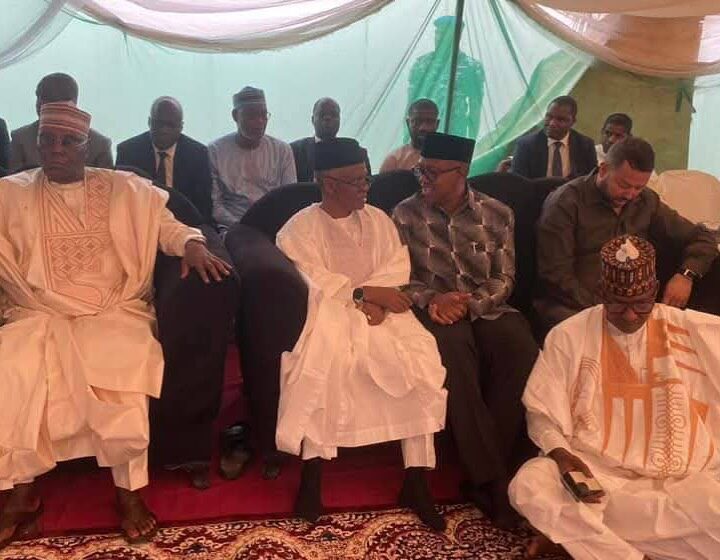 Atiku, Obi, El-Rufai pay condolence visit to Buhari’s family