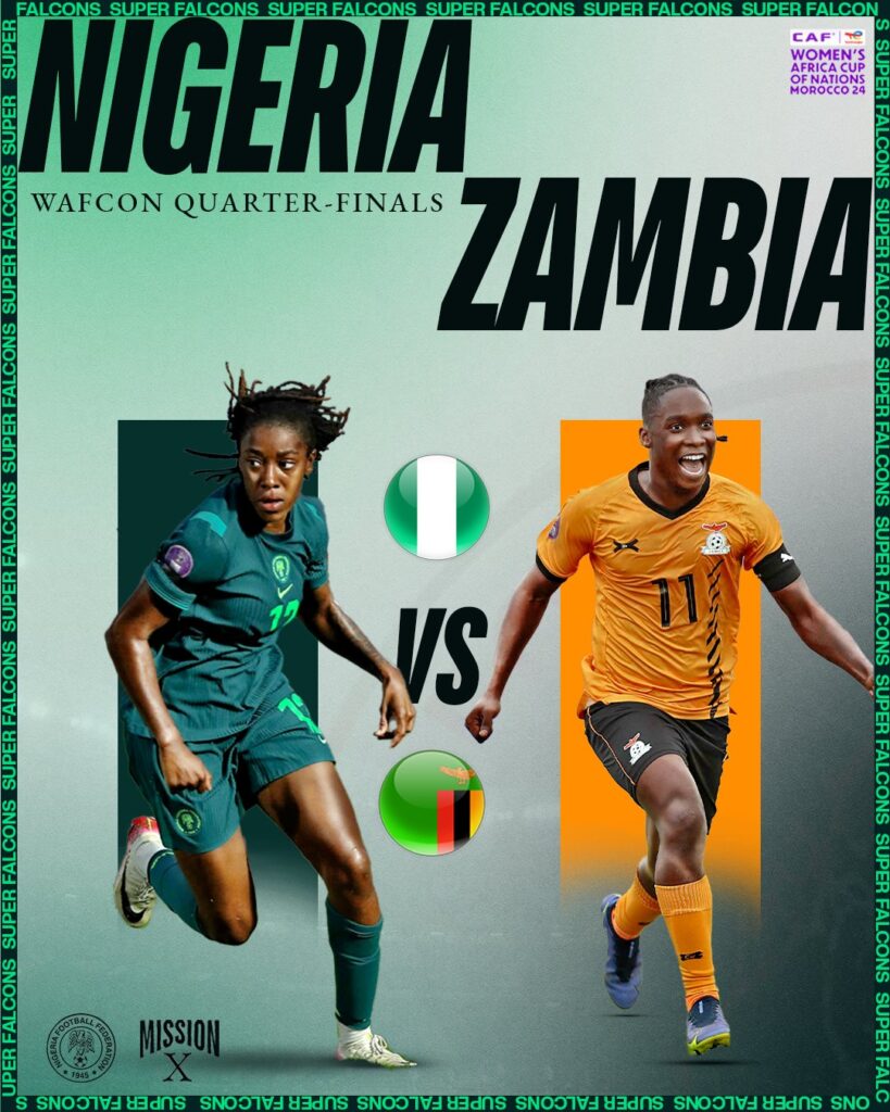 Oshoala and Banda face off as Nigeria meets Zambia in a WAFCON 2025 quarter-final fiery showdown.