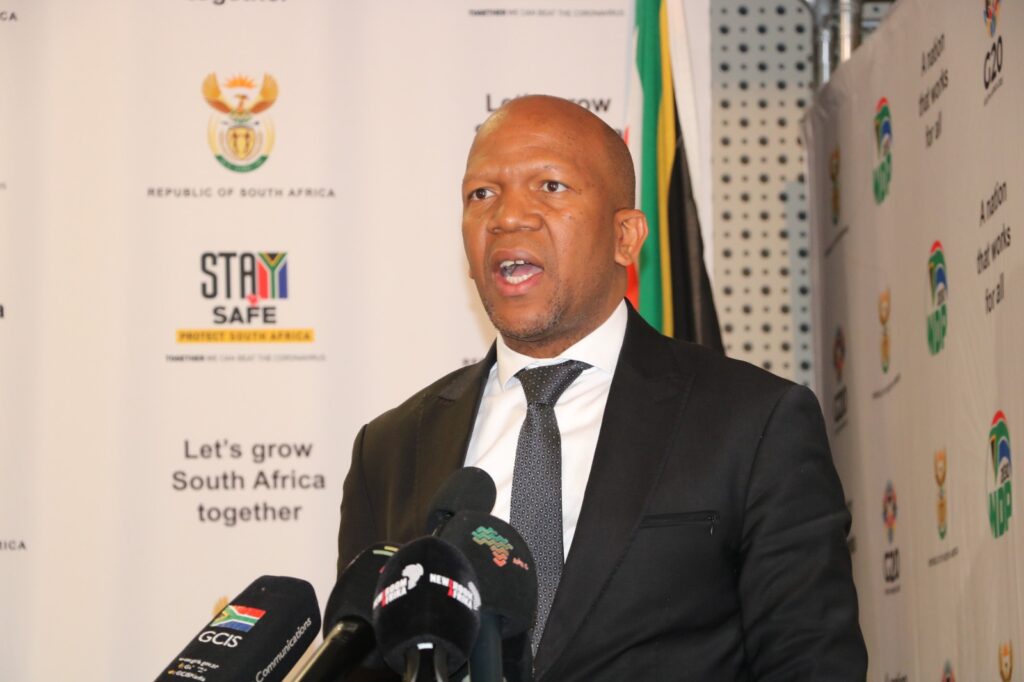 SASSA CEO, Themba Matlou, addresses grant concerns in new media briefing amid rising complaints by beneficiaries. Photo credit: SASSA via X.