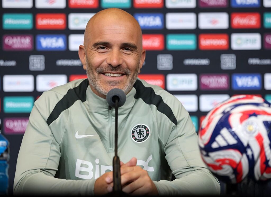 Chelsea's manager, Enzo Maresca. Photo Credit- LiveScore