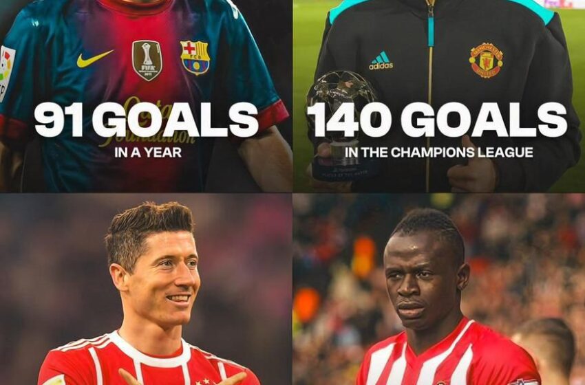  Between Ronaldo, Messi, others: What goals record is the greatest?
