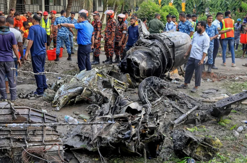 Bangladesh Jet crash kills 31, mostly children: Protests erupt across nation