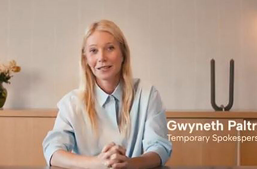  Gwyneth Paltrow becomes Astronomer’s temporary spokesperson…watch the video