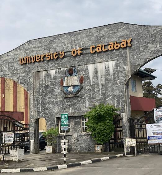 Front gate of University of Calabar. Photo Credit- UniCAL blog