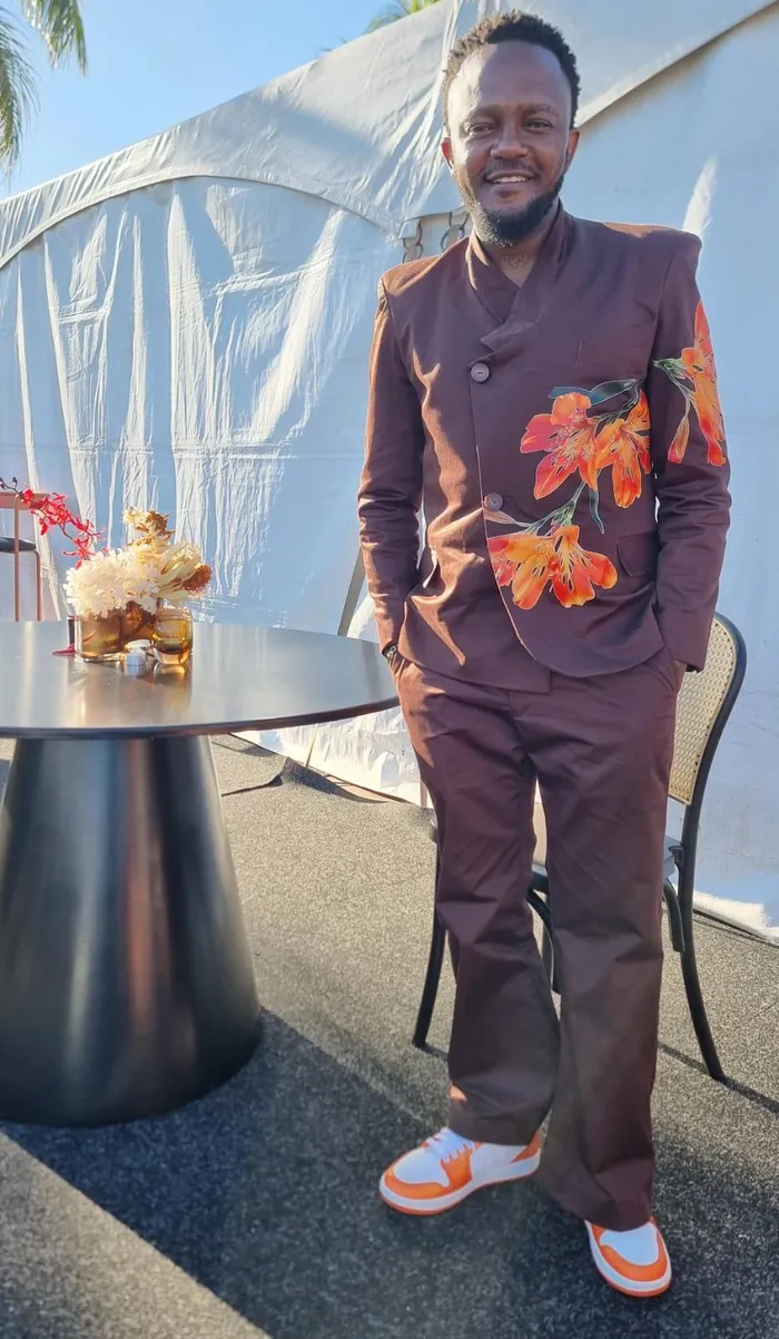 Kwesta at the Durban July 2025.