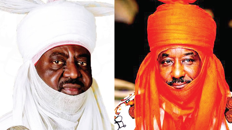 Emirs of Kano: Ado Bayero and Muhammadu Sanusi II