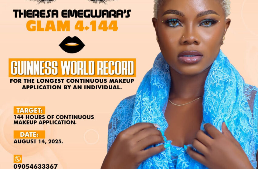 Who is Theresa Emegwara? Meet Nigerian makeup artist targeting Guinness World Record