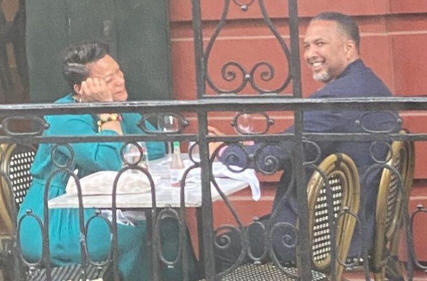 Jeffrey Vappie with New Orleans Mayor LaToya Cantrell before the federal indictment