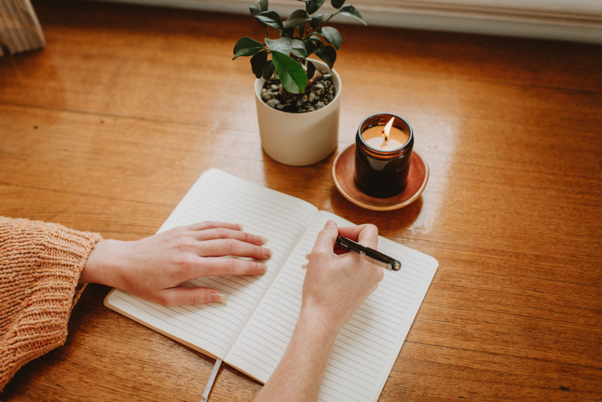 Journaling supports stress relief and emotional well-being